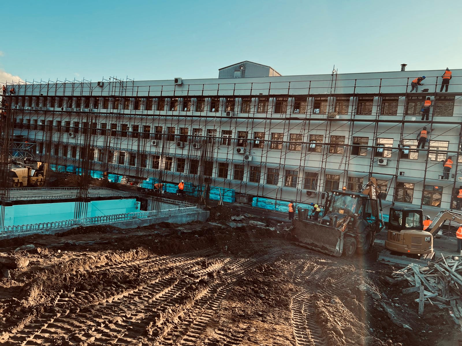 Panoramă lucrări infrastructură