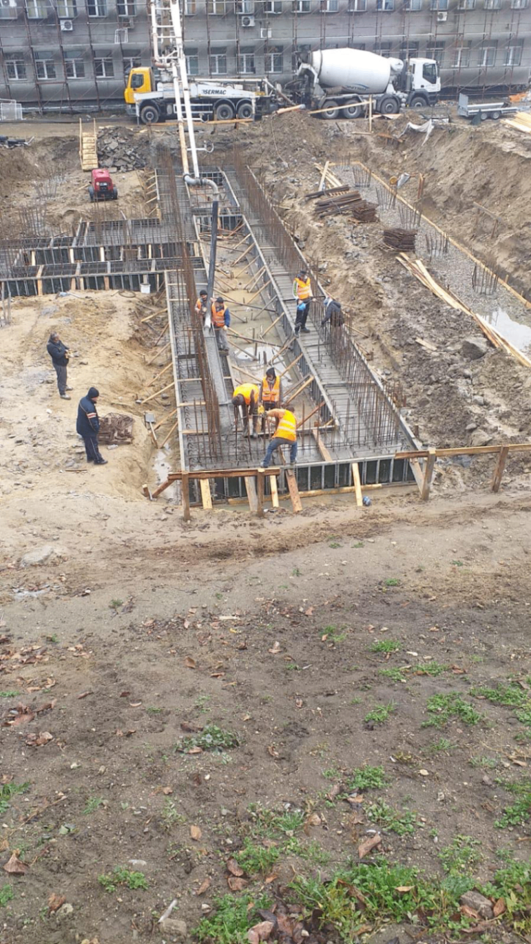 Cofraje și armături fundație beton armat